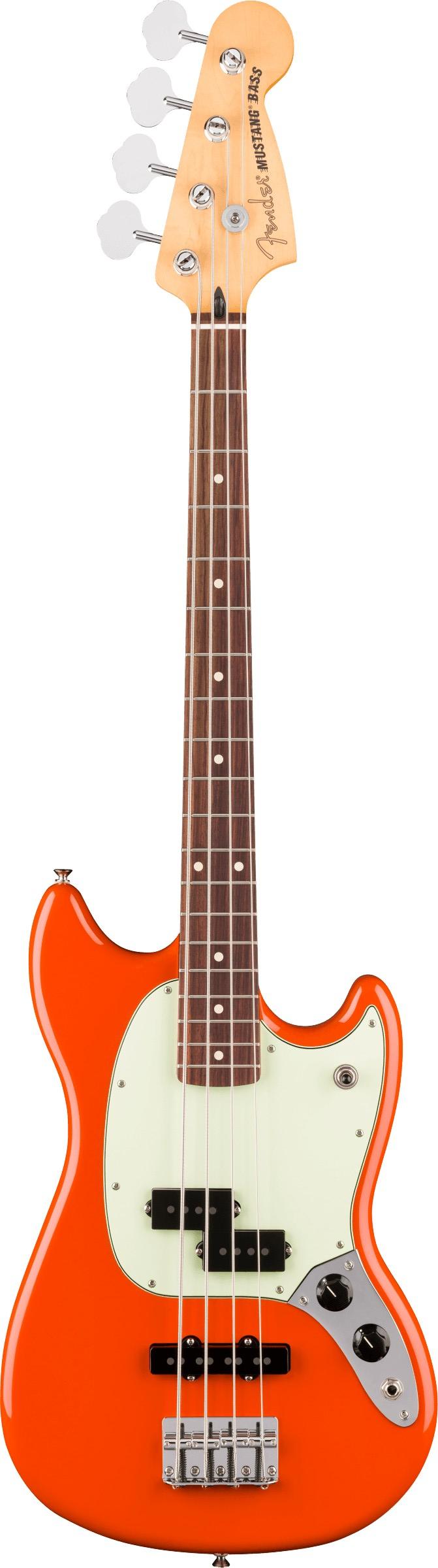 Fender Player II Mustang PJ Bass in Rallye Orange - Andertons Music Co